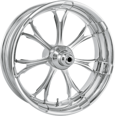 PERFORMANCE MACHINE (PM) Wheel - Paramount - Front - Dual Disc/with ABS - Chrome - 21x3.5 - '08+ FLD 1204-7106R-PARAJ-CH