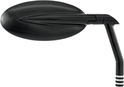 PERFORMANCE MACHINE (PM) Mirror - Vision - Side View - Oval - Black/Contrast Cut - Left/Right 0064-2029-BM