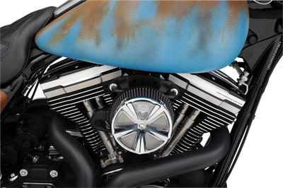 PERFORMANCE MACHINE (PM) Rocker Box Cover - Scalloped - Contrast Cut - Twin Cam 0177-2021-BM
