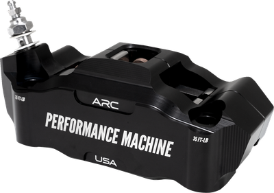 PERFORMANCE MACHINE (PM) Radial Mount Caliper - Front Left - Black Anodized 0052-2427-MB
