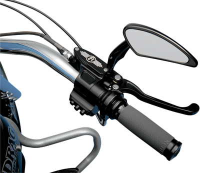 PERFORMANCE MACHINE (PM) Contour Handlebar Control Spacer - Left - Hydraulic Clutch - 1" Handlebars - Black 0011-1000MP-B