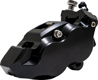 PERFORMANCE MACHINE (PM) Caliper - 137 X 4B - Left - Black Anodized with Black Bore Caps 0053-2957-MB