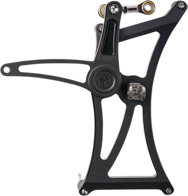 PERFORMANCE MACHINE (PM) Mid Control - Black - Softail 0035-1172M-SMB
