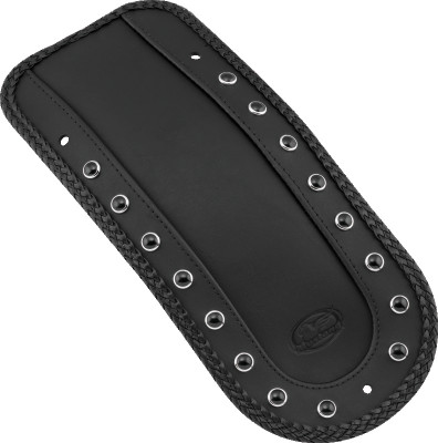 Mustang 08-21 Harley FL Touring Fender Bib w/Blk Pearl w/Studs - Black