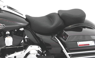 Mustang 08-21 Harley Electra Glide Std, Rd Glide, Rd King, Street Glide Touring Solo Seat - Black
