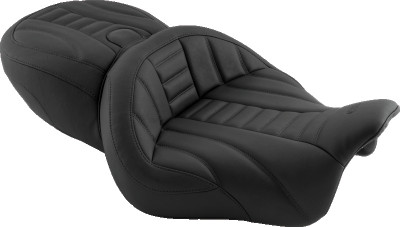 Mustang 15-21 Harley Freewheeler Super Touring Deluxe 1PC Seat - Black