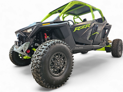 Elektric Offroad 2022-2025 Polaris RZR Pro R/ Pro S/Turbo R Billet Front Winch Bumper Anodized Clear