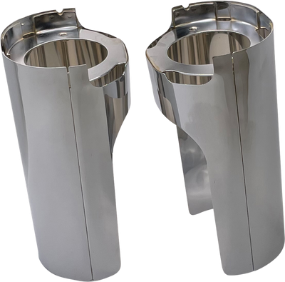 ARLEN NESS Fork Boot Cover - Chrome - Smooth 125-001