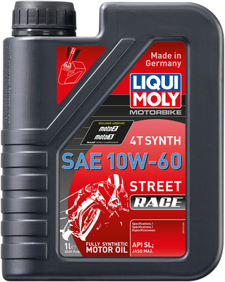 LIQUI MOLY Street Race Synthetic 4T Oil - 10W-60 - 1L 20070