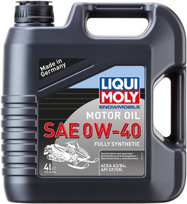 LIQUI MOLY Snowmobile Synthetic Oil - 0W-40 - 4 Liter 20150