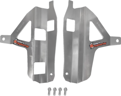 MOOSE OFFROAD Radiator Braces - Silver - Yamaha 11-5024