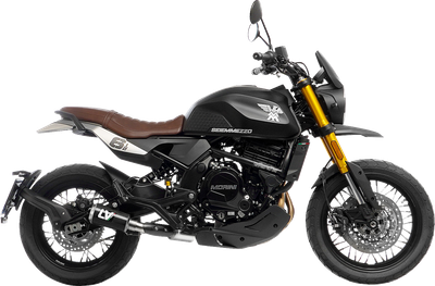 LEOVINCE LV-10 Slip-On Muffler - Carbon Fiber - Seismmezzo 650 SCR/STR 15267CU