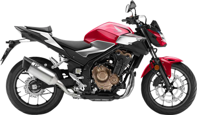 LEOVINCE LV-14 R Slip-On Muffler - Stainless Steel - CB/CBR 500 F/R/X 15634U