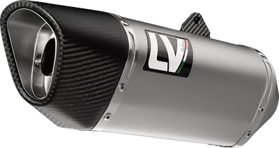 LEOVINCE LV-14 R Slip-On Muffler - Stainless Steel - Honda CB 750 Hornet 15600U