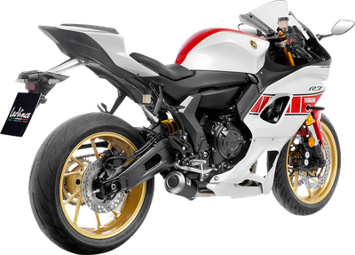 LEOVINCE 2-into-1 LV-10 Exhaust System - Black Stainless Steel - Yamaha 700 15272BU