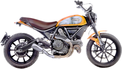 LEOVINCE Stainless Steel LV-10 Muffler for Scrambler 15206U