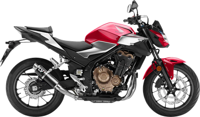 LEOVINCE GP Corsa Slip-On Muffler - CB/R/Hornet/NX500 15506U