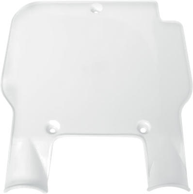 UFO Front Number Plate - White - Kawasaki - KX '89-'95 KA02720#047