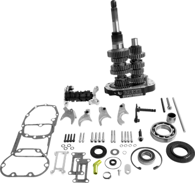 BAKER DRIVETRAIN Gear Set - Overdrive/6-Speed - Black - '02-'06 Touring OD6-404P2-03