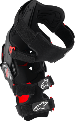 ALPINESTARS RK-7 Plasma Knee Braces - Black/Red - Medium 6500825-13-M