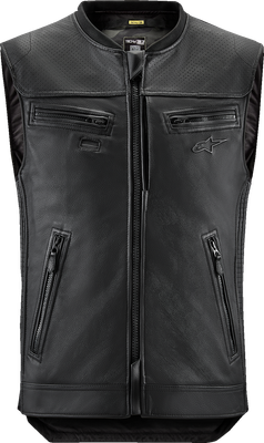ALPINESTARS TECH-AIR Tech-Air® 3 v2 Leather Vest - Black - Medium 6505225-10-M