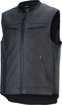 ALPINESTARS TECH-AIR Tech-Air® 3 v2 Leather Vest - Black - 4XL 6505225-10-4XL