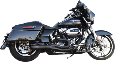 BASSANI XHAUST 2:1 Exhaust - Black 1F68B