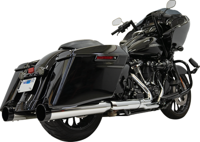 BASSANI XHAUST 4-1/2" Slip-On Mufflers - Chrome 1F745