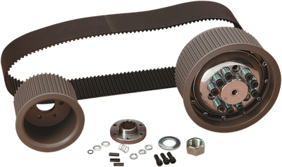 BELT DRIVES LTD. Belt Drive Kit w/Quiet Clutch System - 3" - 8 mm EV-76-47S