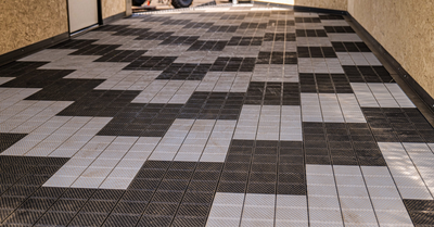 CALIBER ProTech Flooring - Smooth - Light Gray - 24 Piece 13612-10