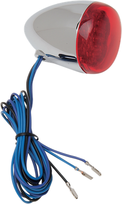CHRIS PRODUCTS LED Turn Signal - Chrome/Red 8501R-LED