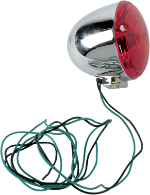 CHRIS PRODUCTS Turn Signal - Flat Lens - Red 8431R