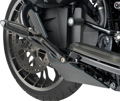 CIRO Frame Mounted Highway Peg Mount Kit - Adjustable - Black 60122