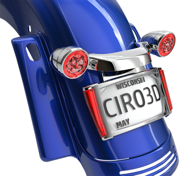 CIRO License Plate Frame - Chrome - Red 40300