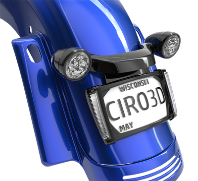 CIRO License Plate Frame - Black - Smoke 40303
