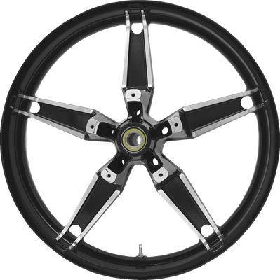 COASTAL MOTO Wheel - Daytona - Front - Dual Disc/with ABS - Black Cut - 21x3.5 3D-DAY213BC-ABST