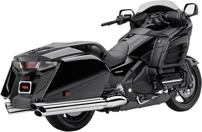 COBRA 6-into-6 Slip-On Mufflers - Chrome - GL1800/F6B 1217