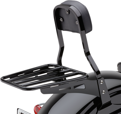 COBRA Sissy Bar Luggage Rack - Black - Tubular 02-3500B