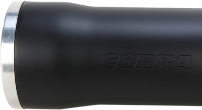 COBRA Slip-On Mufflers with Race Pro Tips - 3" - Black - '07-'17 FLSTF/FXSTD 6051B