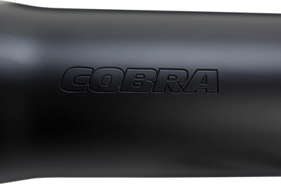 COBRA Slip-On Mufflers with Race Pro Tips - 3" - Black - '07-'17 FXST/B/C, FLSTC/FXCW/C/FXSB/SE 6053B