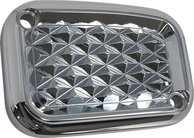 COVINGTONS Master Cylinder Cover - Clutch - Diamondback - Chrome C3068-C