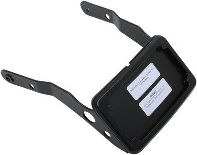 CYCLE VISIONS LP Plate Frame & Mount with Tag Light - XL - Black CV4662B