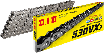 DID 530 VX3 - Drive Chain - 106 Links - Natural M530VX3X106ZB