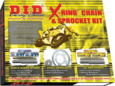 DID Chain Kit - Suzuki - DL1000 V-Strom '02-'12 DKS-009G