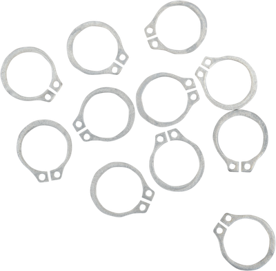 EASTERN MOTORCYCLE PARTS Snap Rings - Handlebar Lever/Pivot Pin/Brake/Clutch A-11143