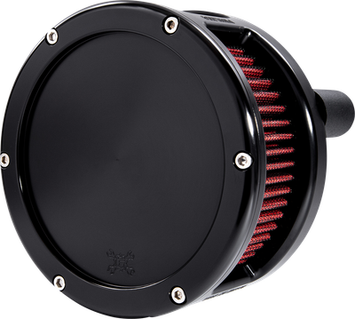 FEULING PARTS BA Series Air Cleaner Kit - Black Anodized - Red Filter 5433
