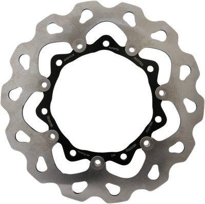 GALFER Brake Rotor - Front - Black Carrier DF834FLW