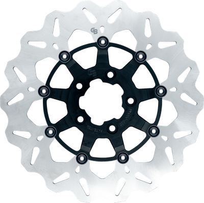 GBRAKES Brake Rotor - Front - Black GBDU001
