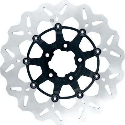 GBRAKES Wave® Brake Rotor - Front - 12-1/2" - Black GBDU007