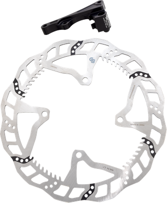 GBRAKES Brake Rotor Kit With Bracket - Solid Mount - 280 mm GBDOS226
